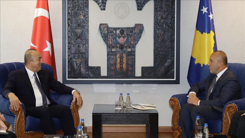 Turkish foreign minister meets top Kosovo officials