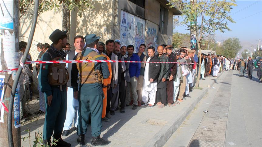 روند رای‌دهی انتخابات پارلمانی افغانستان آغاز شد