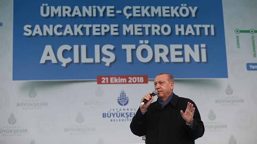 Erdogan otvorio drugu etapu metro željeznice u Istanbulu