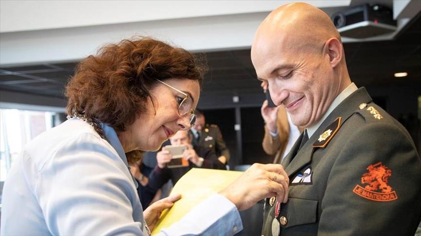 Turkish-origin army officer awarded in Netherlands
