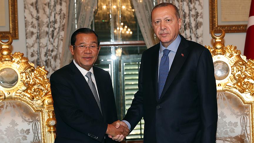 Cumhurbaşkanı Erdoğan Kamboçya Başbakanı Sen'i kabul etti