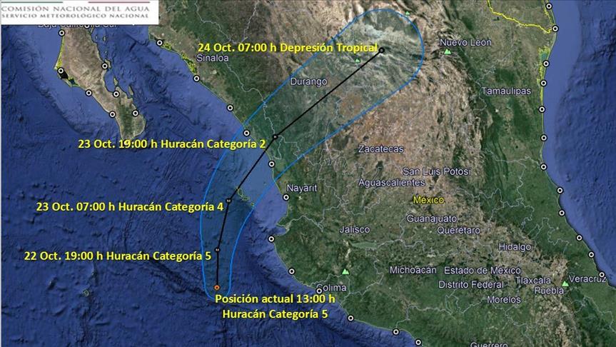 'Extremadamente peligroso' huracán Willa se acerca al occidente mexicano