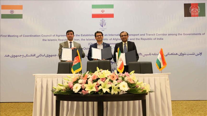 امضای سند همکاری  ترانزیتی میان ایران، هند و افغانستان
