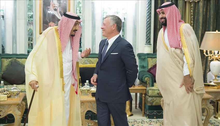Jordan king flies to Saudi Arabia for talks