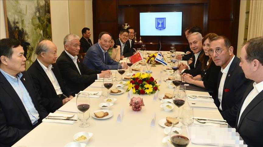  Çin Devlet Başkan Yardımcısı Çişan İsrail’de