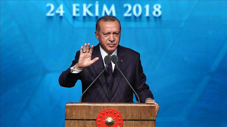 أردوغان: سنعلن عن الأدلة الجديدة حول مقتل خاشقجي للرأي العام العالمي