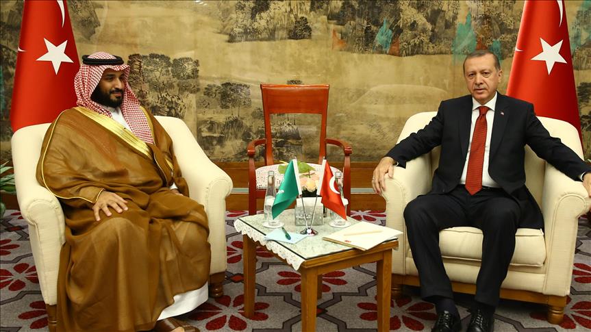 Cumhurbaşkanı Erdoğan, Muhammed bin Selman ile görüştü