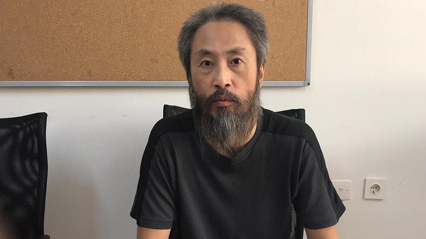 Suriyeden getirilen Japon gazeteci ülkesine döndü Suriyeden getirilen Japon gazeteci ülkesine döndü