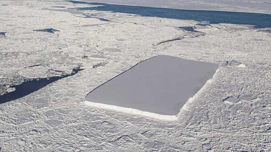 Nasa encuentra extraño iceberg rectangular en Antártida
