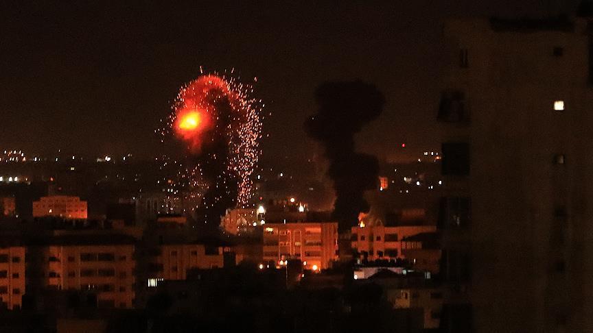 Israeli airstrike martyrs 3 Palestinian children