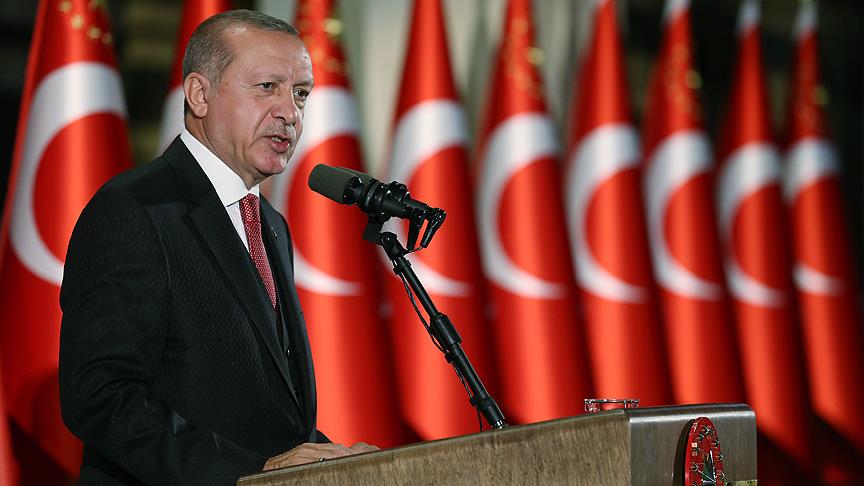 Erdoğan'dan İstanbul Havalimanı'nda 29 Ekim resepsiyonu