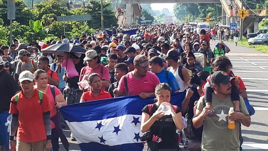 Tercera caravana de migrantes sale de Centroam rica hacia EEUU