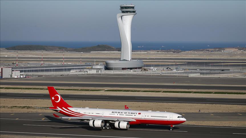 بدء مراسم افتتاح مطار إسطنبول الجديد 