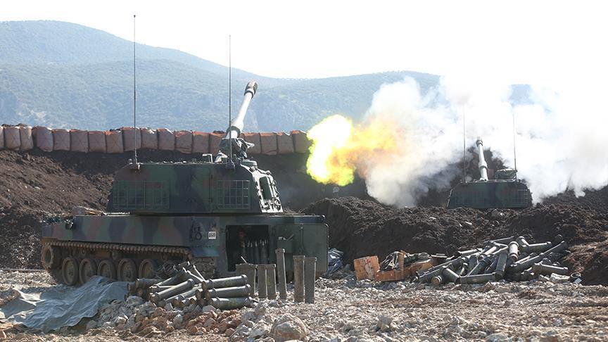 Турецкая армия обстреляла север Сирии