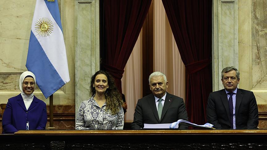 TBMM Başkanı Yıldırım, Arjantin Temsilciler Meclisi Başkanı Monzo ile görüştü