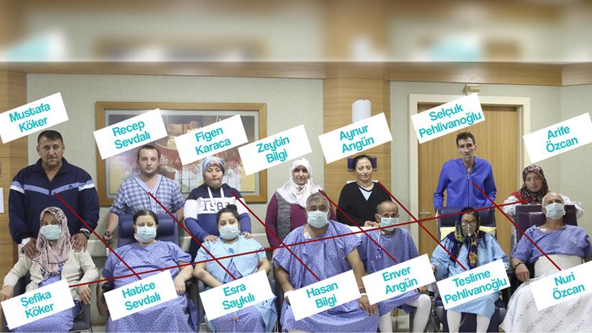 Türk doktorlardan 7'li çapraz nakil başarısı