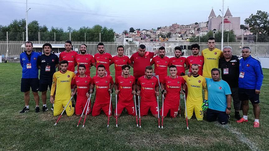 Сборная Турции в финале ЧМ по футболу среди ампутантов