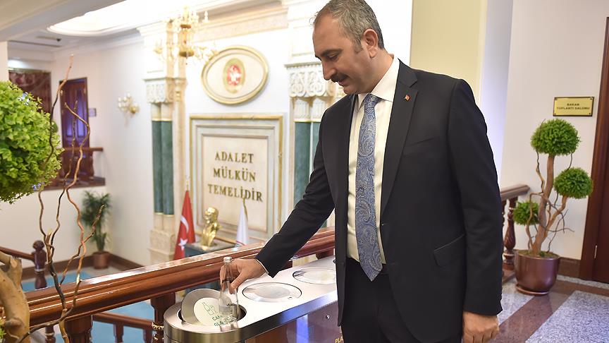 Adalet Bakanlığından 'Sıfır Atık Projesine' destek