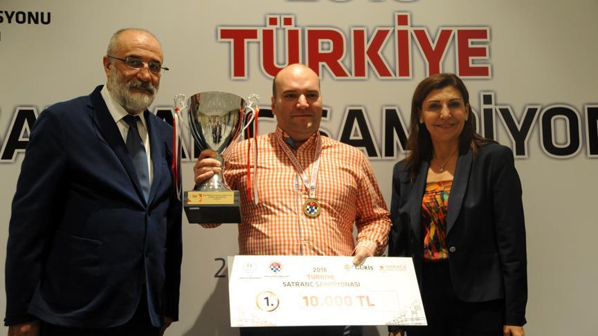 2018 Türkiye Satranç Şampiyonu Cemil Gülbaş oldu
