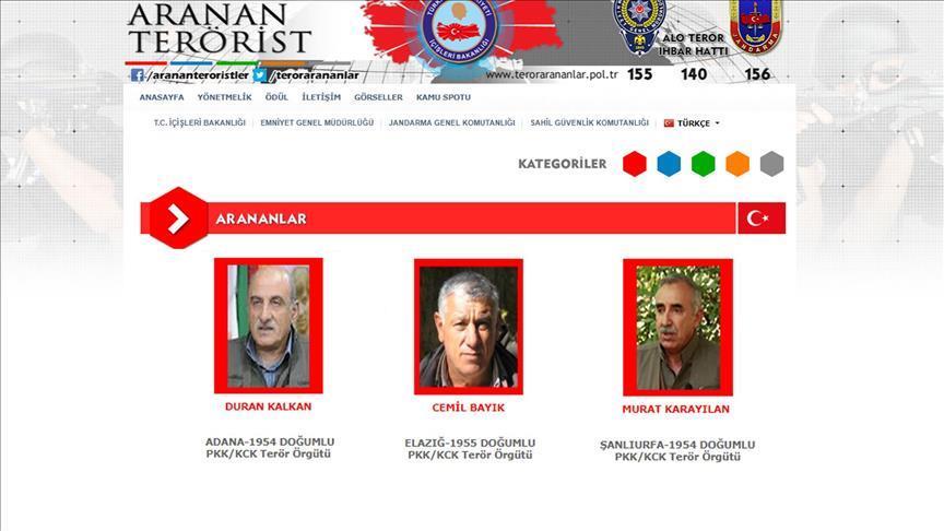 Turkey welcomes US putting bounties on PKK terrorists