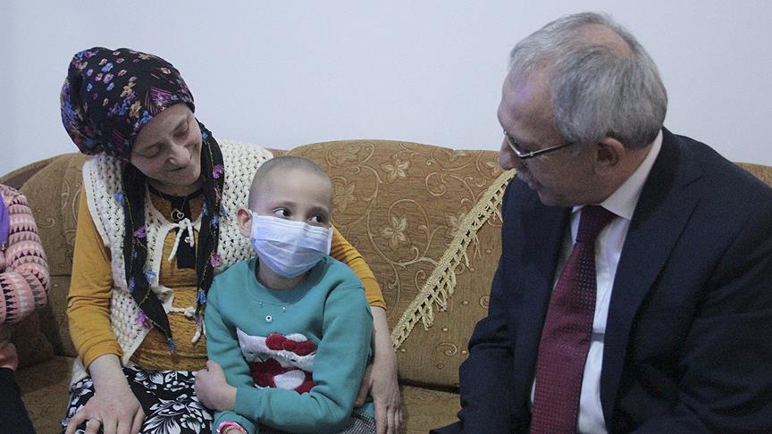Lösemi hastası Hicran isteğine kavuştu