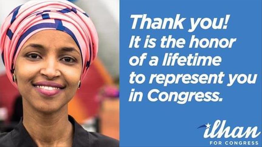 IIhan Omar, Rashida Tlaib, dua perempuan Muslim pertama yang terpilih di Kongres AS