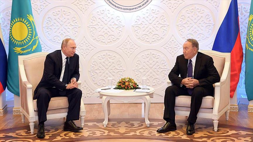 Russian president meets Kazakh counterpart in Astana