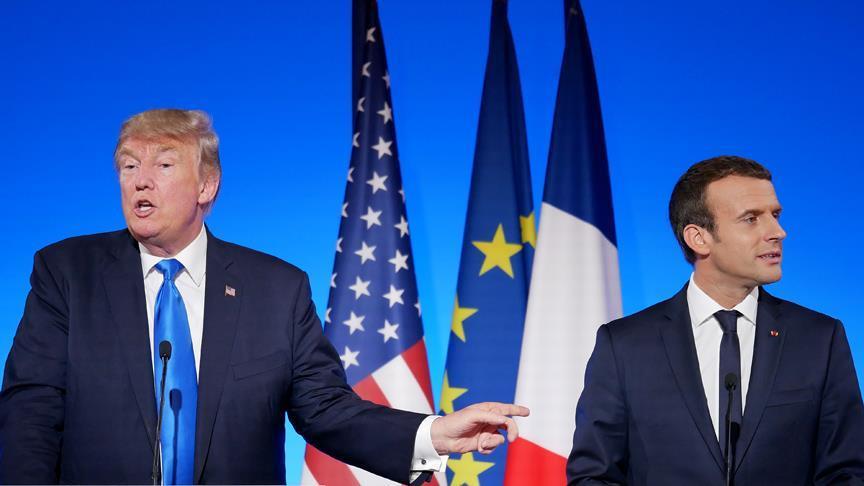 Trump rips Macron call for unified European military