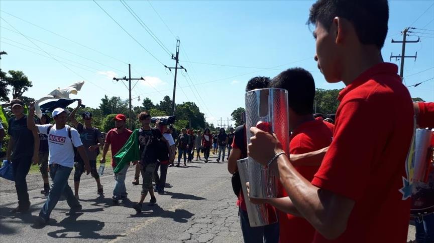 Grupo de migrantes centroamericanos lleg a la frontera con EEUU