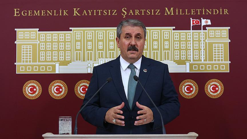 BBP Genel Başkanı Mustafa Destici: ABD'nin yaptığı ikiyüzlülük ve arsızlıktır