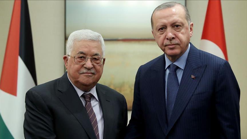 أردوغان وعباس يبحثان هاتفيا المستجدات في قطاع غزة