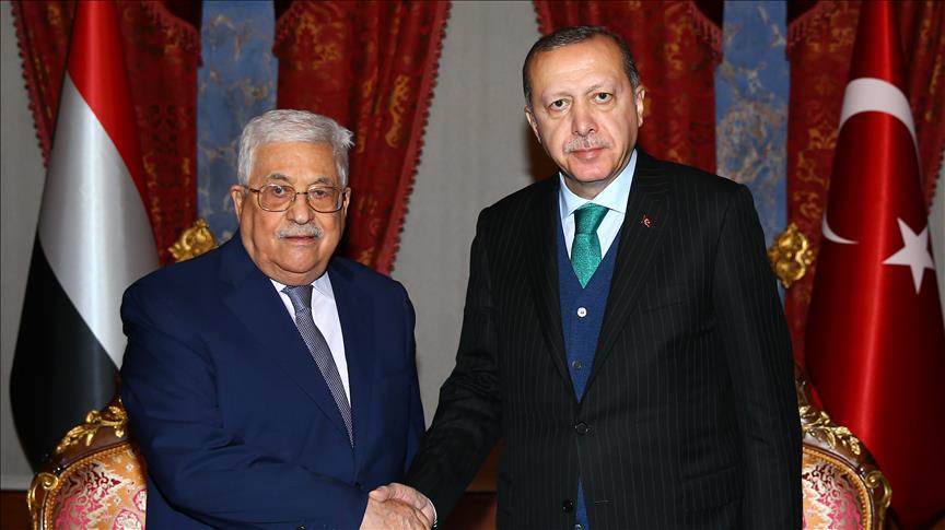 Presidentes de Turquía y Palestina discuten reciente agresión en Gaza