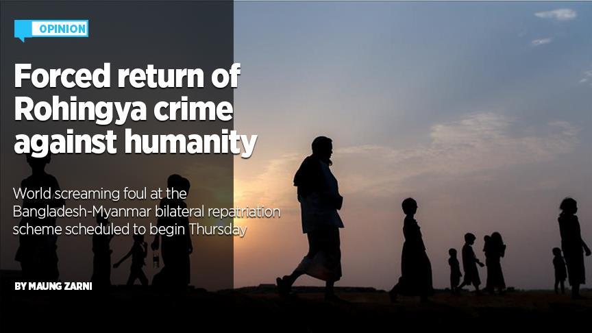 Forced return of Rohingya crime against humanity
