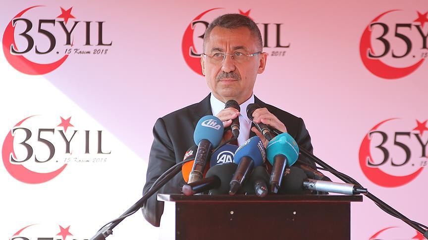Cumhurbaşkanı Yardımcısı Oktay: Rum tarafının uzlaşmaz tutumu Kıbrıs'ta çözüme engel