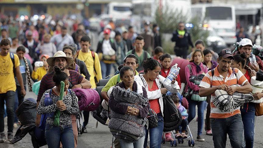 Migrant caravan reaches Mexico-US border