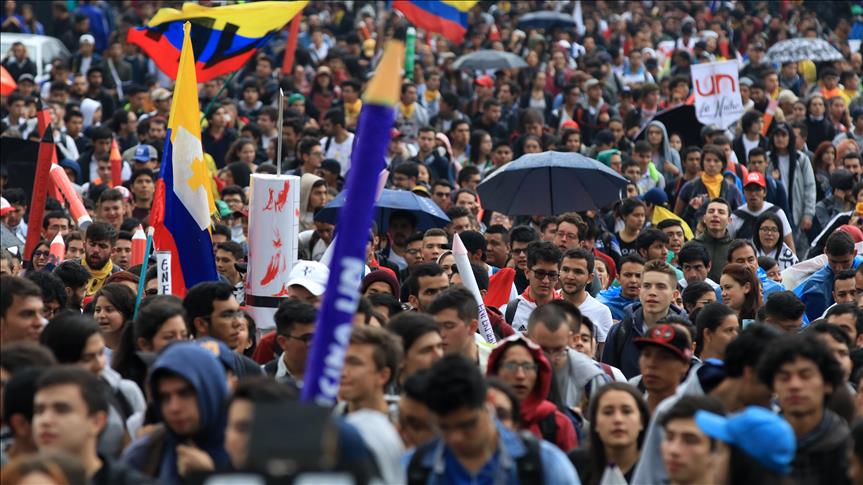 В Колумбии продолжаются акции протеста студентов 