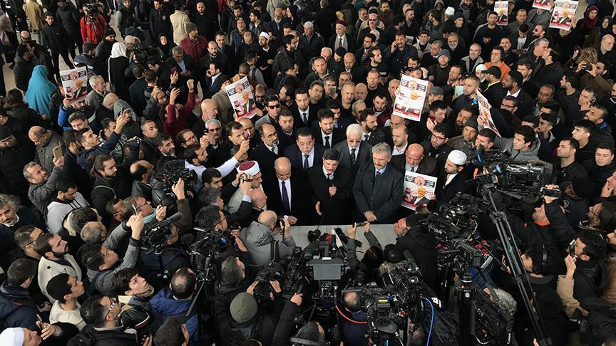 Absentee funeral prayer held in Istanbul for Khashoggi