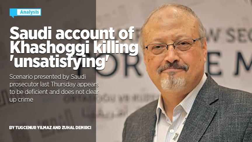 Saudi account of Khashoggi killing 'unsatisfying'