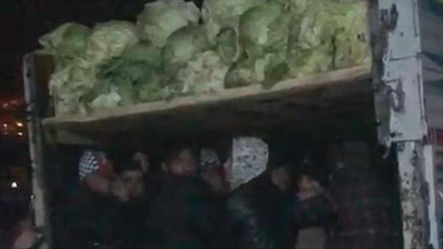Capturan en Turquía a 38 migrantes irregulares en camión cargado con vegetales