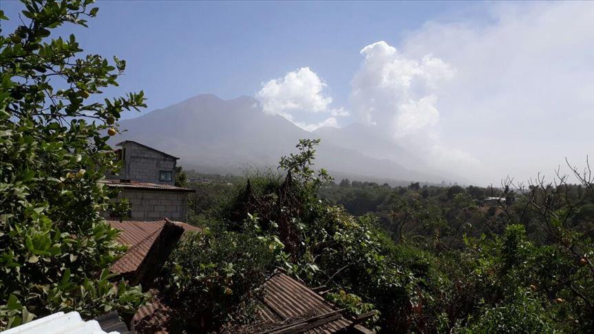 Registran quinta erupción del Volcán de Fuego en Guatemala
