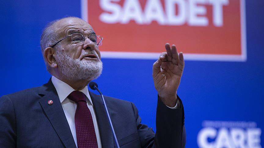 Saadet Partisi Genel Başkanı Karamollaoğlu: Bizim derdimiz kavga etmek değil