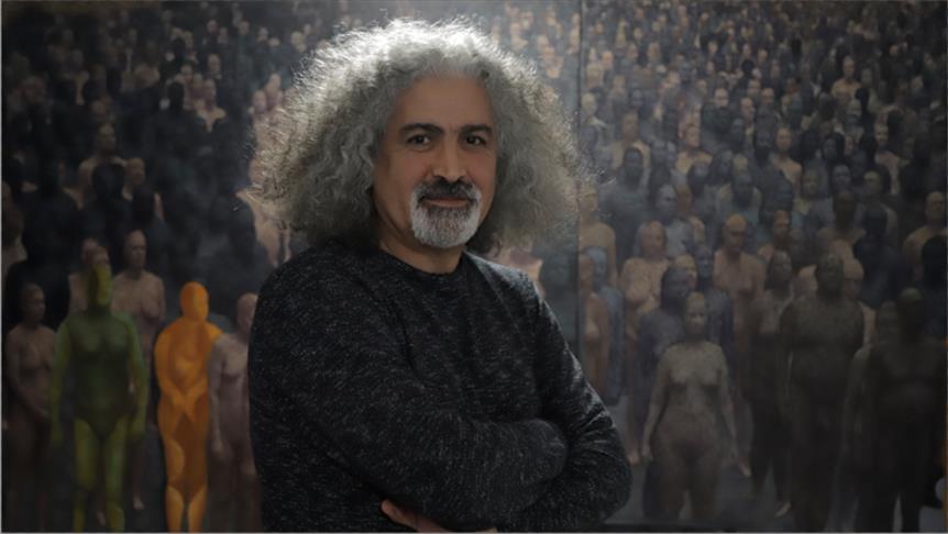 الرسم بالمسامير والبراغي ابداع من نوع خاص للفنان التركي حيدر آكينك