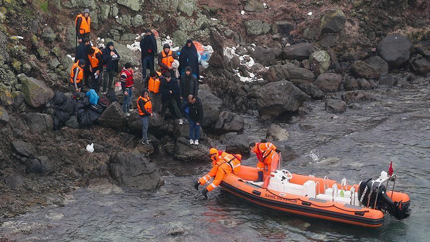 Turkey rescues all 44 irregular migrants stranded on Aegean island