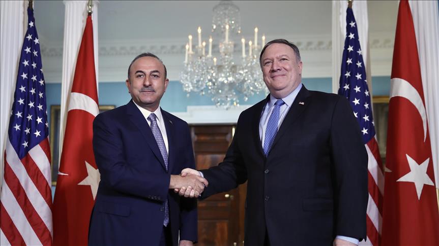 Turkish FM, US counterpart meet in US