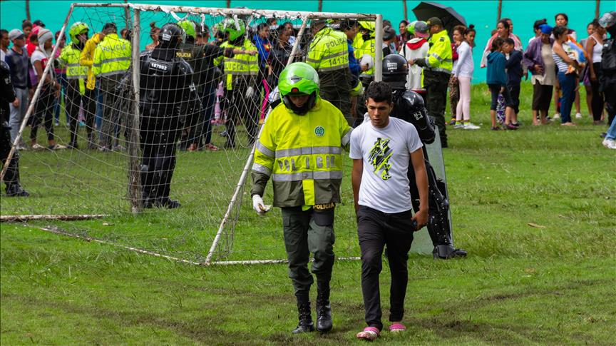 Cuatro investigados por disturbios en campamento de venezolanos en Bogotá