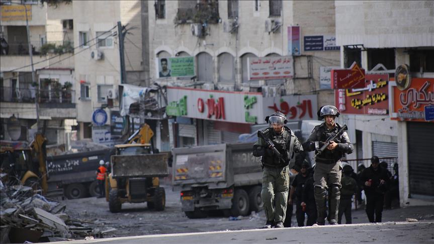Israel demolishes structures in East J’lem refugee camp