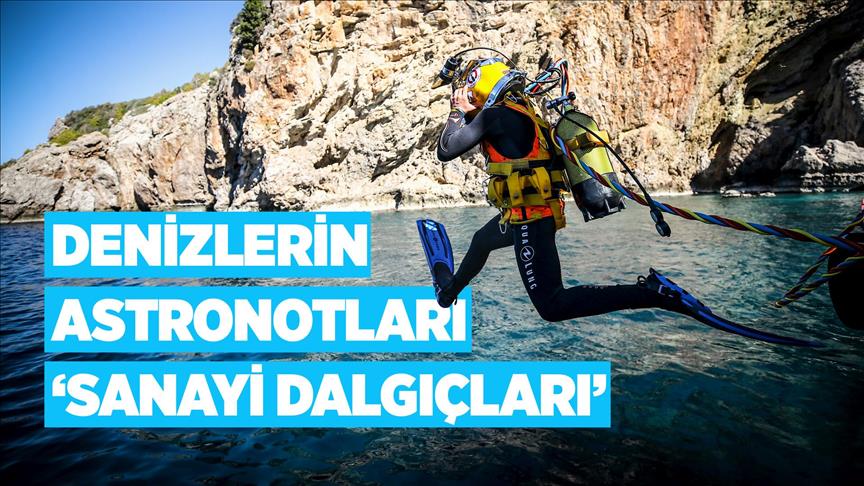 Denizlerin astronotları 'sanayi dalgıçları'