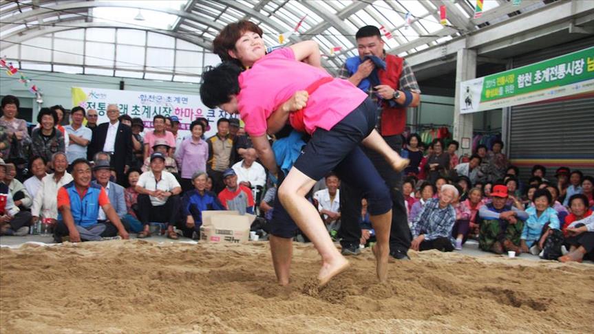 Gulat tradisional Korea terdaftar sebagai warisan budaya UNESCO