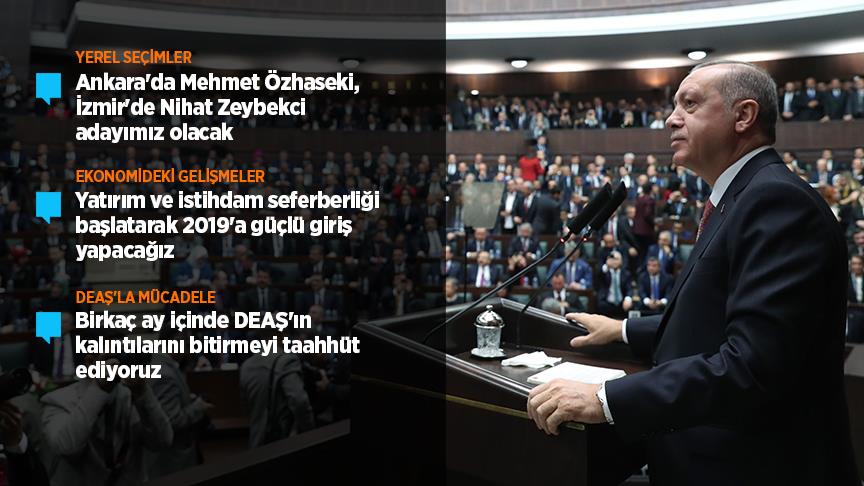 Cumhurbaşkanı Erdoğan 20 belediye başkan adayını açıkladı