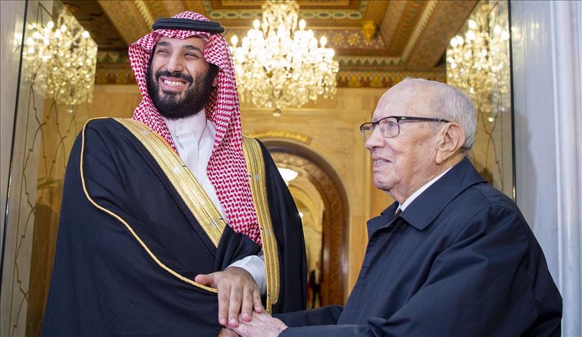 Tunisian president 'welcomes' Saudi crown prince